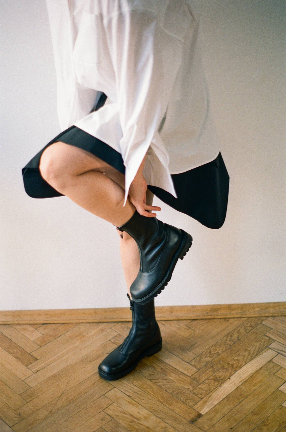 Robbie zip wool