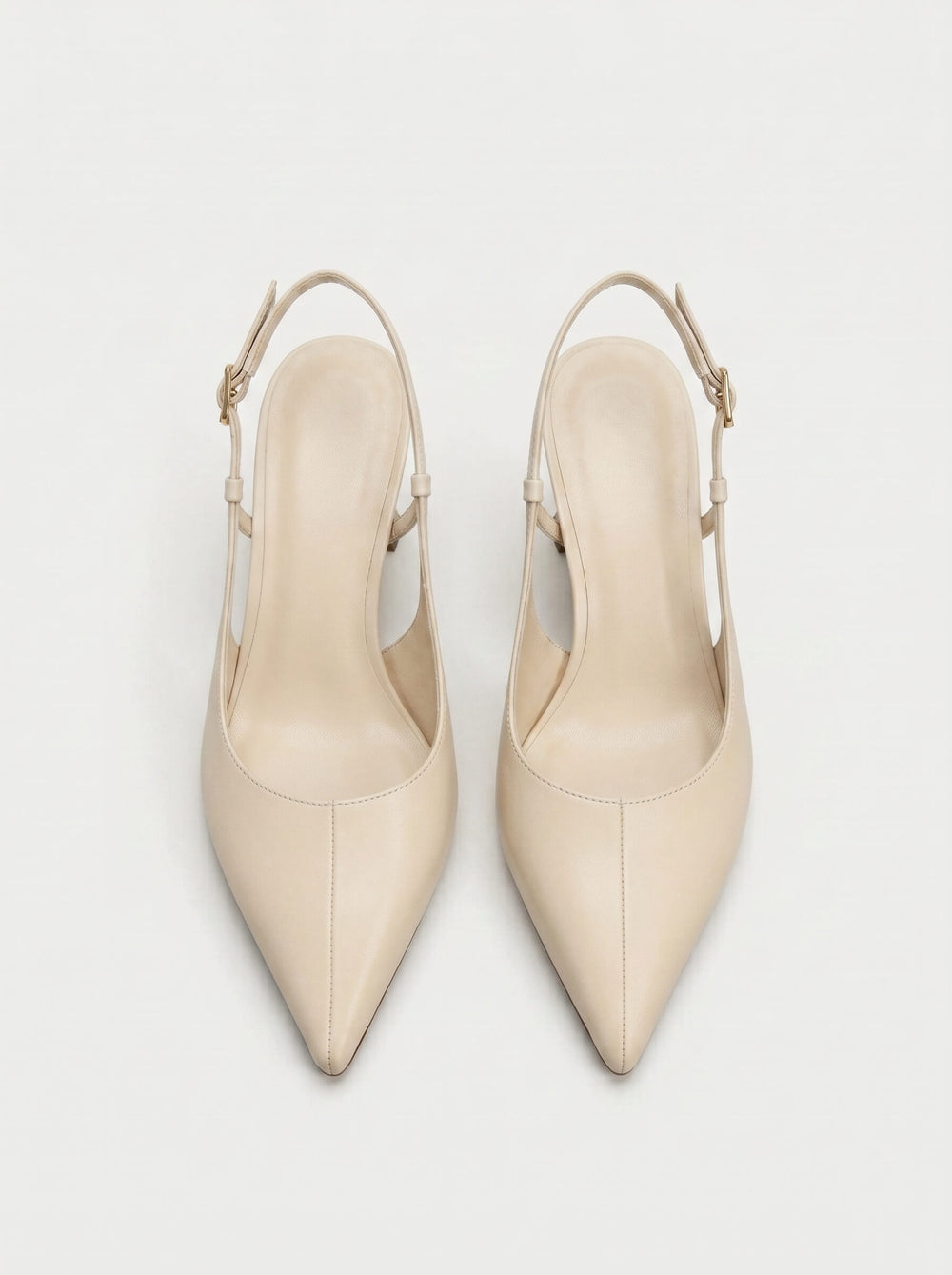 Noir Point Slingbacks