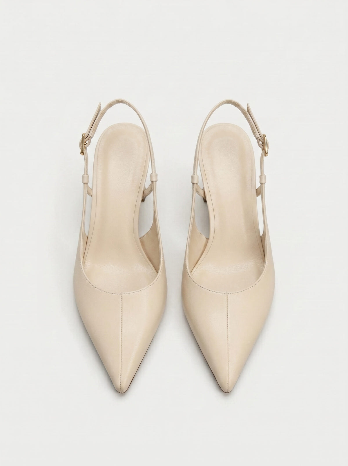 Noir Point Slingbacks