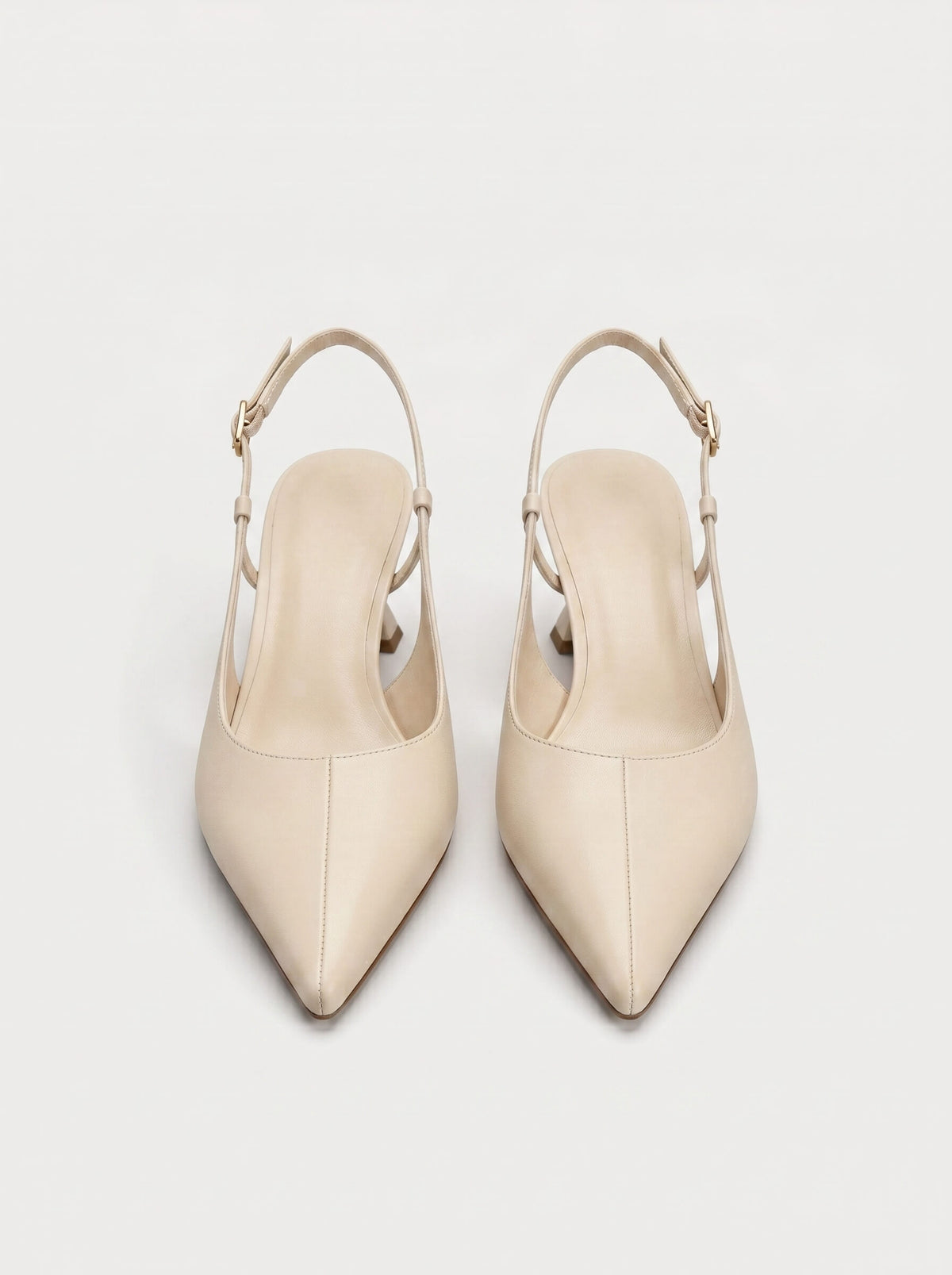 Noir Point Slingbacks