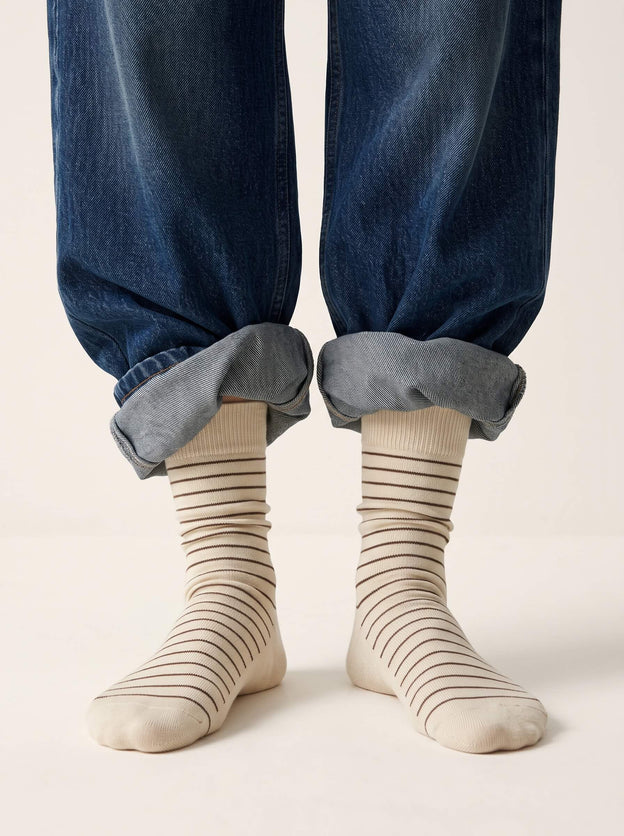 Fine Stripe Socks