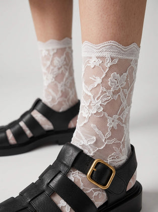 Floral Lace Socks