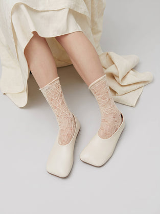 Openwork Knit Socks