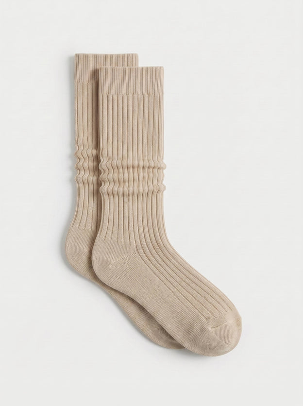 Statement Rib Socks