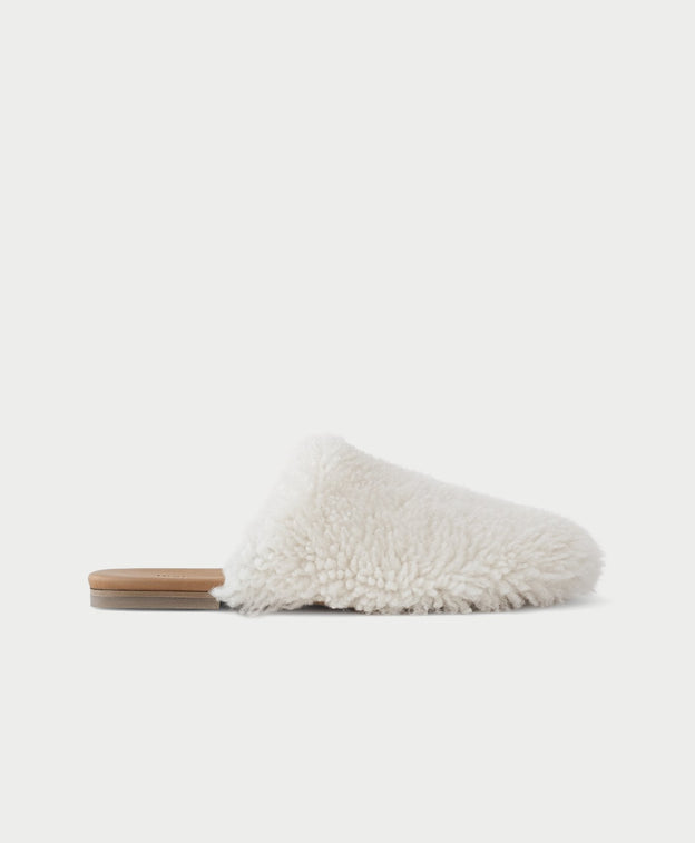 Fur Flat Mules