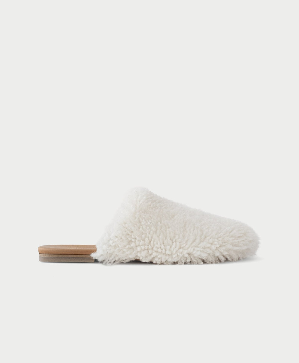 Fur Flat Mules
