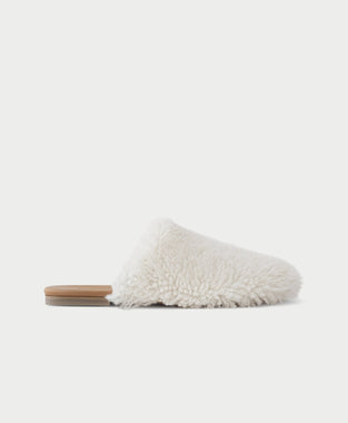 Fur Flat Mules