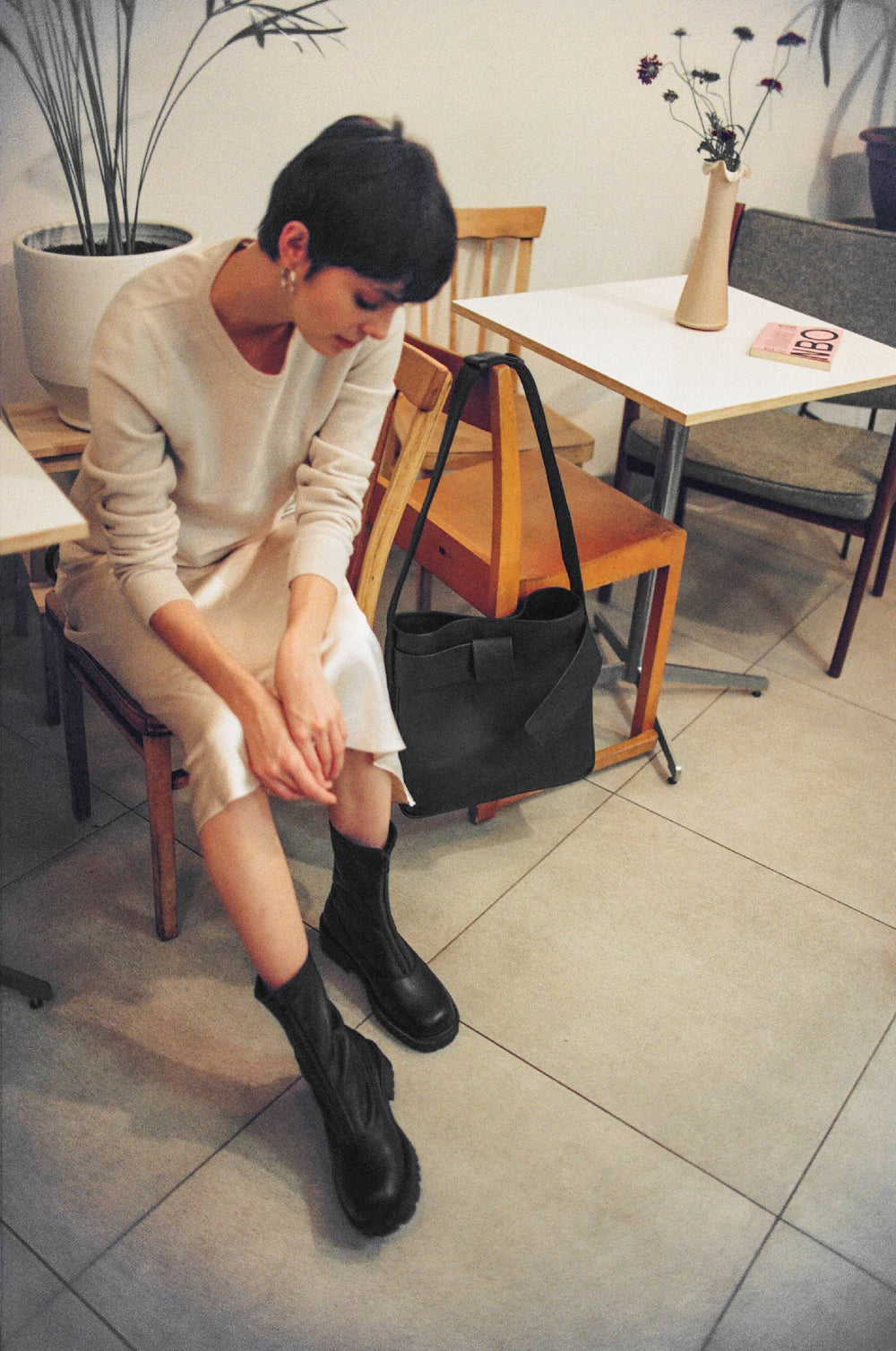 Robbie zip wool