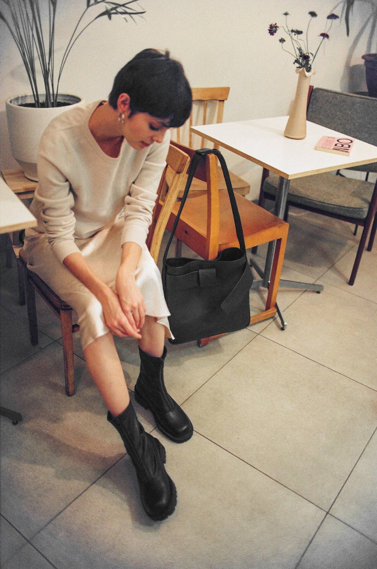 Robbie zip wool