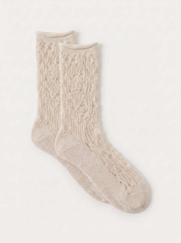 Openwork Knit Socks