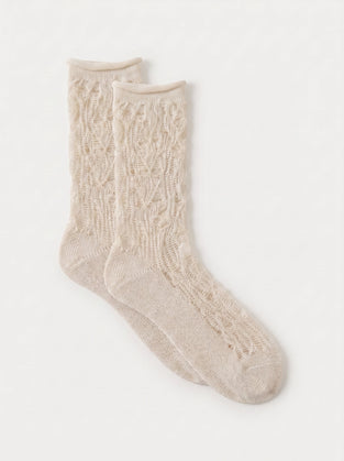 Openwork Knit Socks