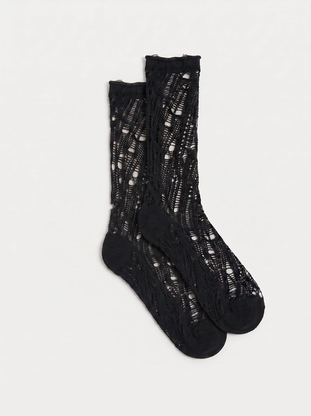Distressed Lace Socks