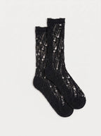 Distressed Lace Socks
