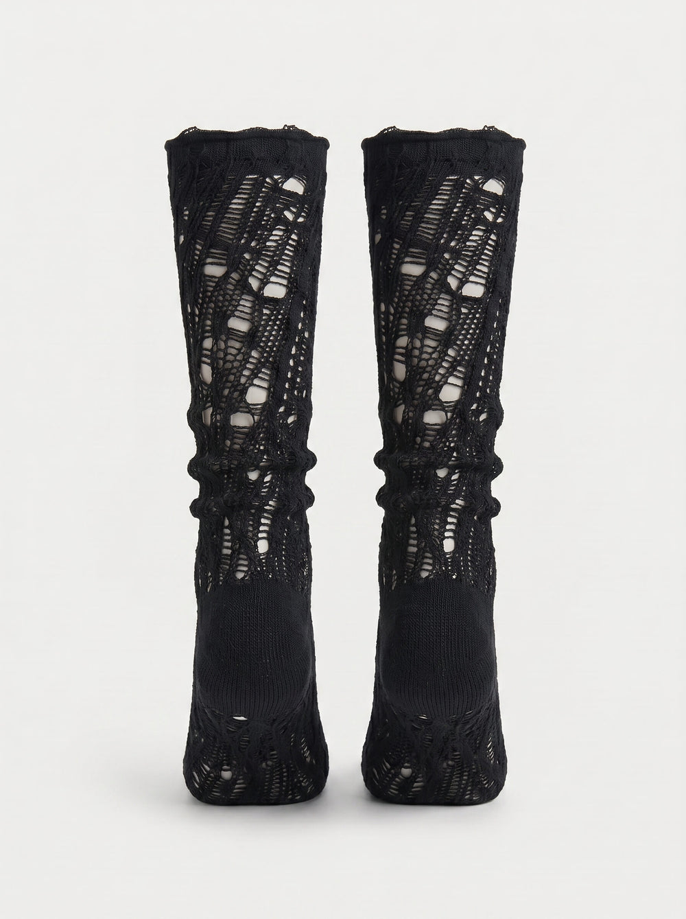 Distressed Lace Socks