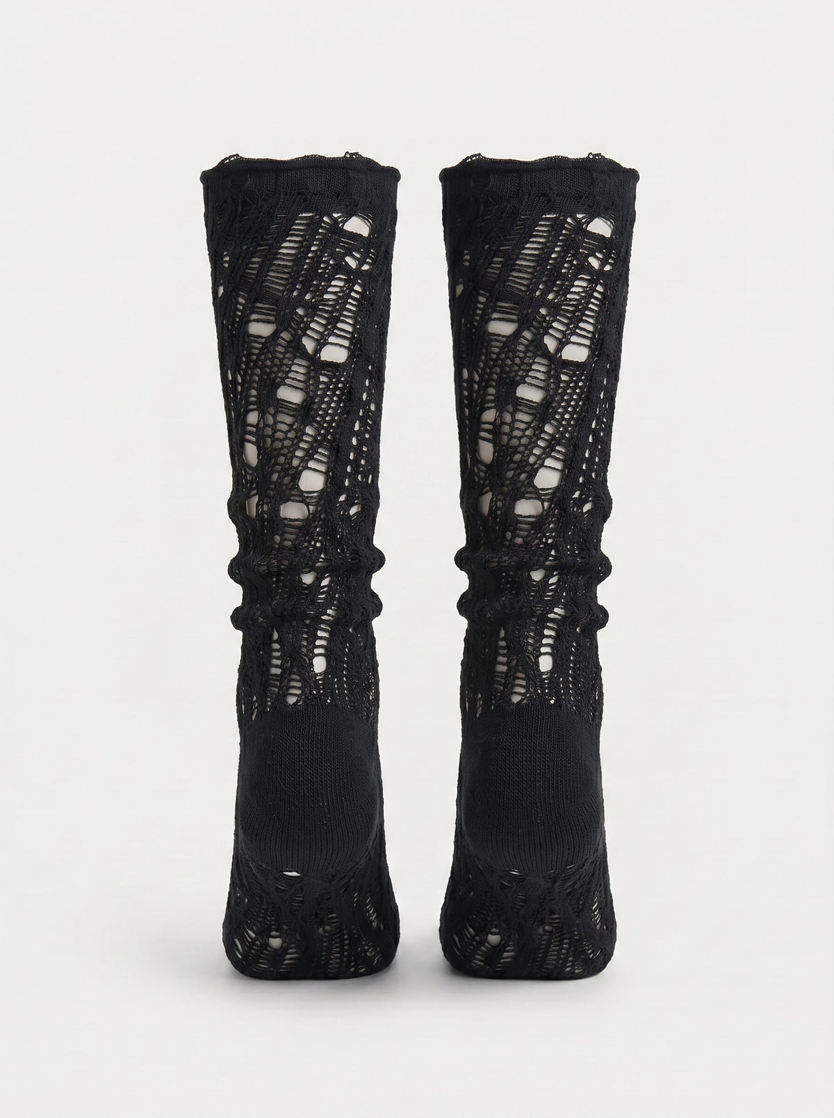 Distressed Lace Socks