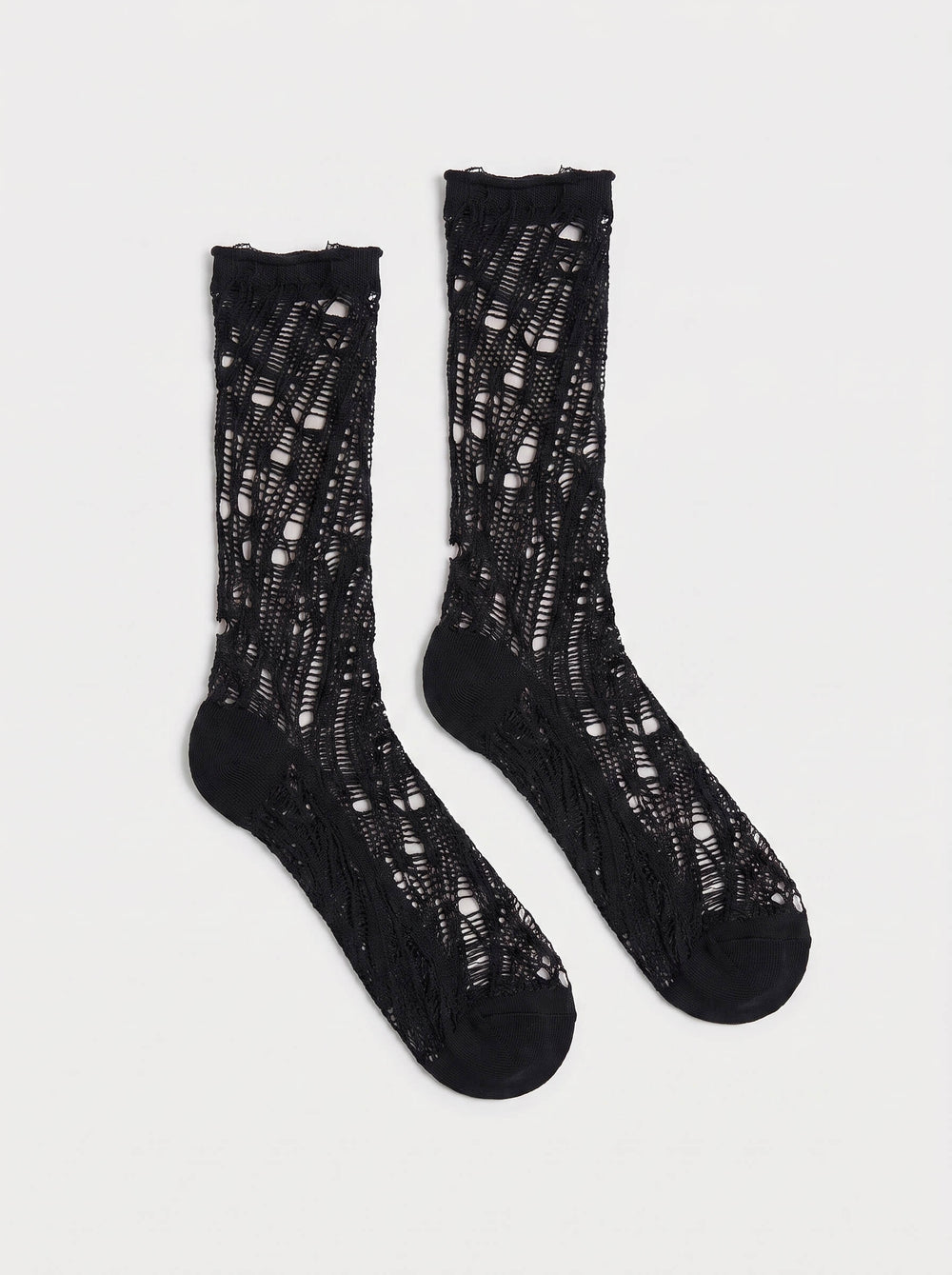 Distressed Lace Socks