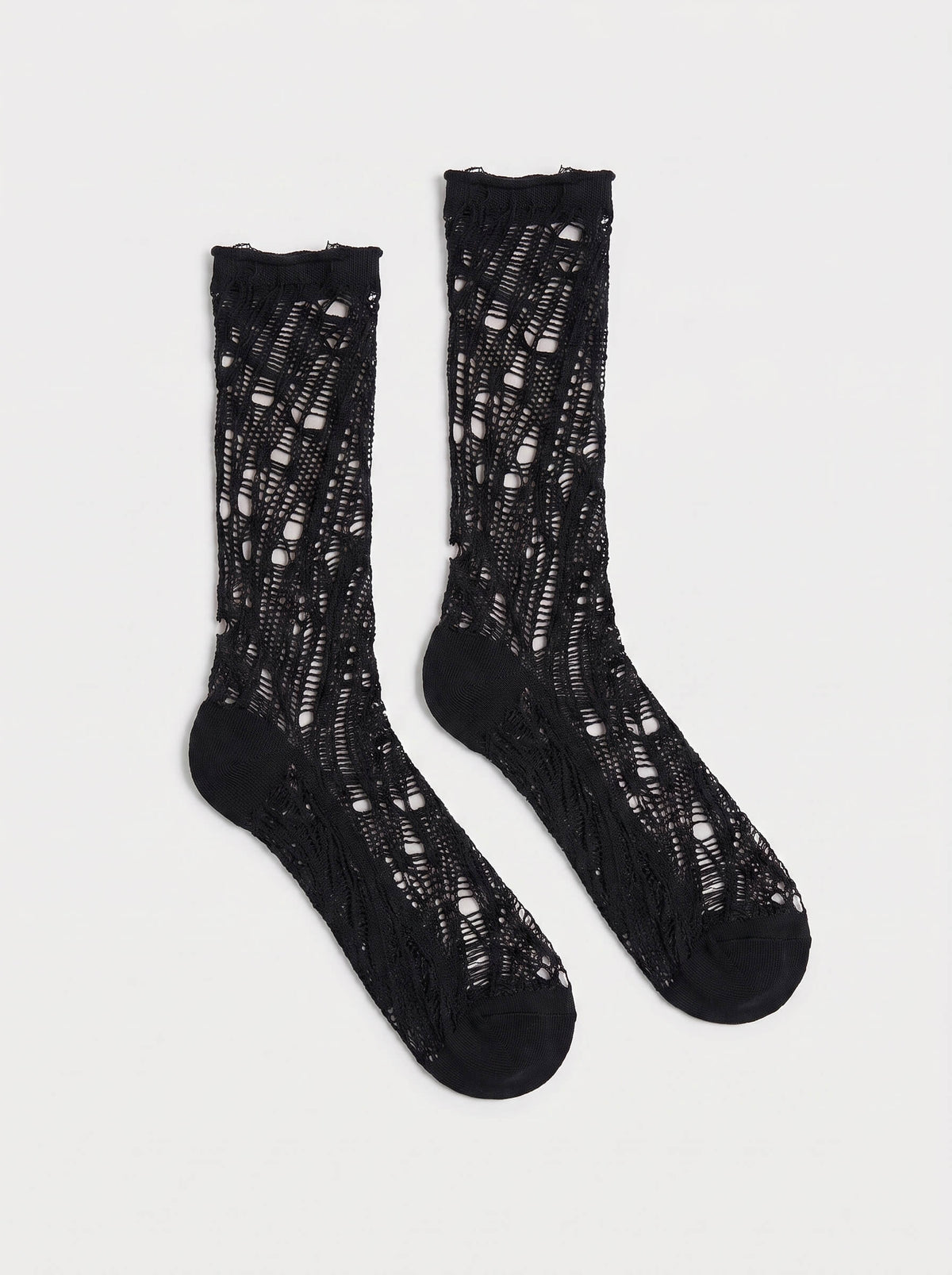 Distressed Lace Socks